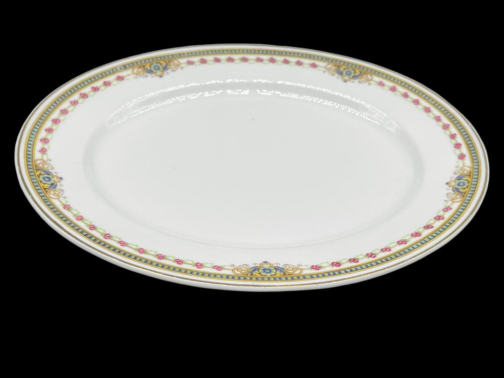 L. BERNARDAUD LIMOGES FRANCE OVAL PLATTER: L. BERNARDAUD LIMOGES FRANCE OVAL PLATTER -VERY GOOD PREOWNED CONDITION THIRD PARTY SHIPPING REQUIRED ON ALL ITEMS. A list of shippers can be found in our Shipping Policy and in our Terms & Condit