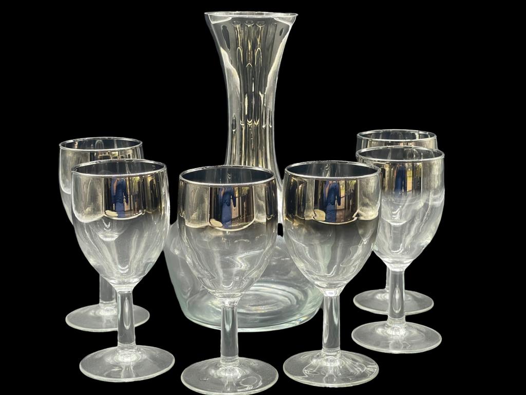 MCM DOROTHY THORPE STYLE FRENCH CARAFE SET (1 of 3)