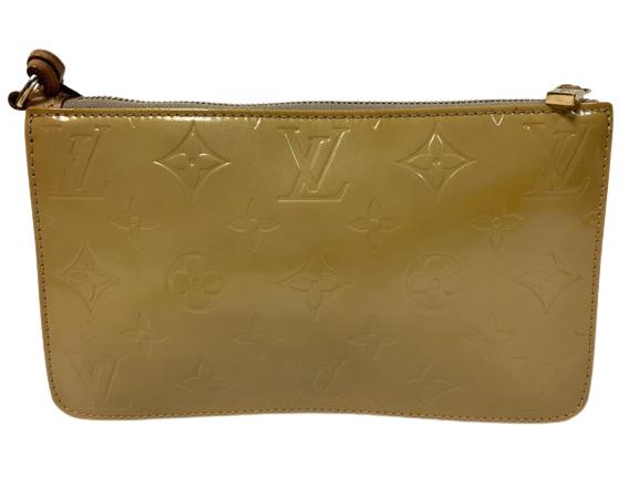LOUIS VUITTON JAUNE PASSION LEXINGTON HANDBAG: Louis Vuitton Lexington Handbag- Jaune Passion Calf Leather- Monogram Vernis- Vachetta Leather Straps- Golden Brass Hardware- 20.5*12*3.5cm- VI1909 (October 1999)ALL BAGS HAVE BEEN AUTHENTICATED - AAT
