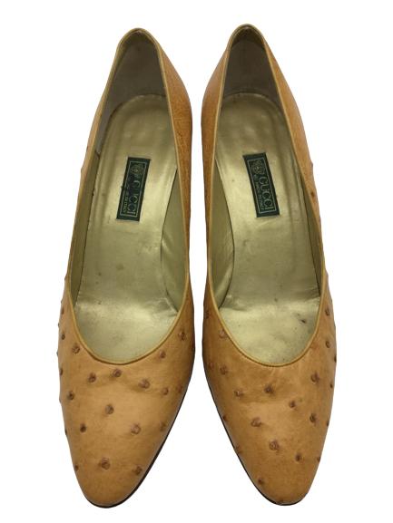 GUCCI LEATHER PUMPS SIZE 40B: GUCCI LEATHER PUMPS SIZE 40B
