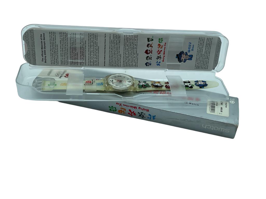 2008 BEIJING OLYMPIC MASCOT WATCH: - 'SWATCH' 2008 BEIJING OLYMPIC MASCOT WATCH -JR 7/15