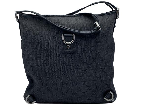 GUCCI ABBEY BALCK MONOGRAMMED CROSSBODY (1 of 4)