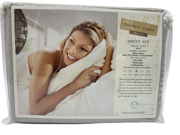 NORTHERN LIGHTS QUEEN SHEET SET: NORTHERN LIGHTS QUEEN SHEET SET -NEW IN PACKAGE