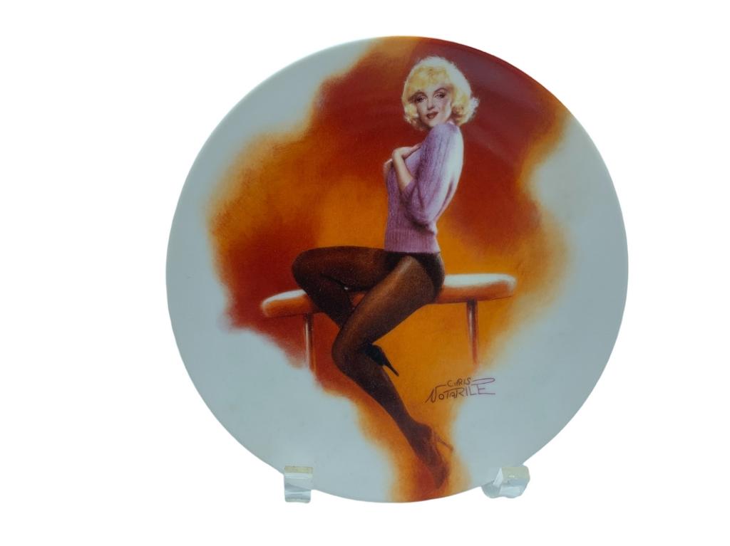 MARILYN MONROE "MY HEART BELONGS TO DADDY" PLATE: MARILYN MONROE "MY HEART BELONGS TO DADDY" PLATE -WITH COLLECTIBLE BOX