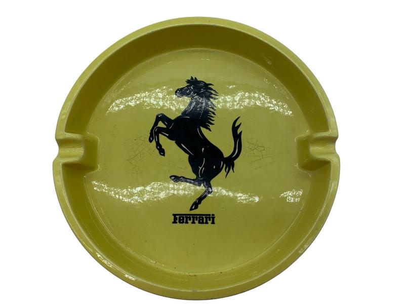 VTG COLLECTIBLE FERRARI ASHTRAY: VTG COLLECTIBLE FERRARI ASHTRAY
