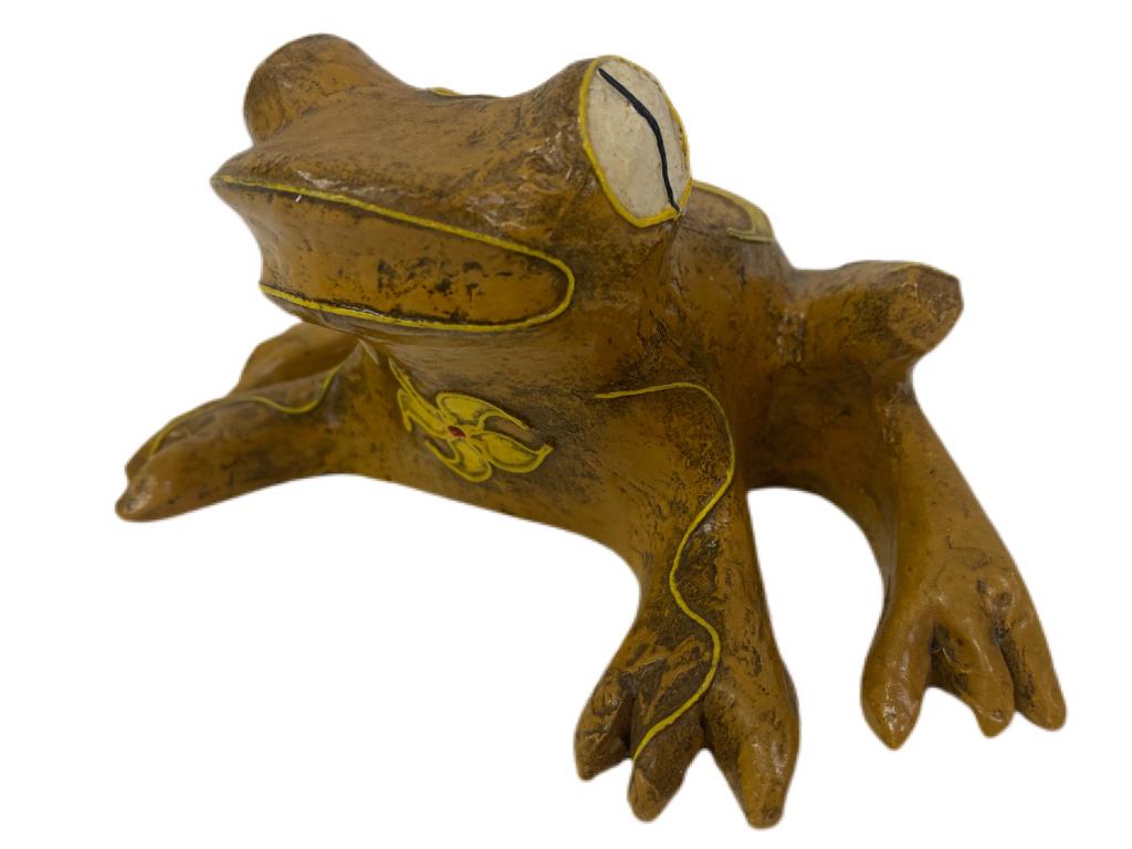 MEXICO CERAMIC GLAZED FROG (1 of 4)