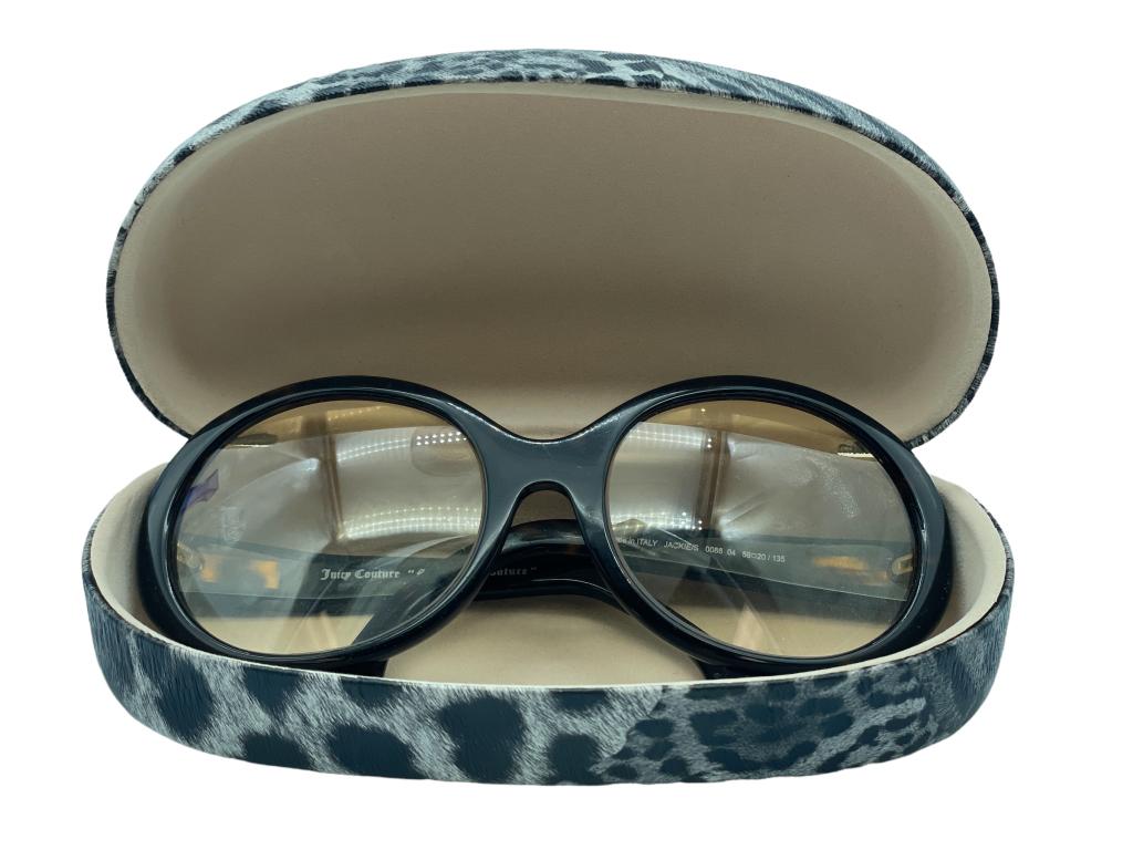 JUICY COUTURE ROUND SUNGLASSES: JUICY COUTURE ROUND SUNGLASSES -BLACK -JR 7/18