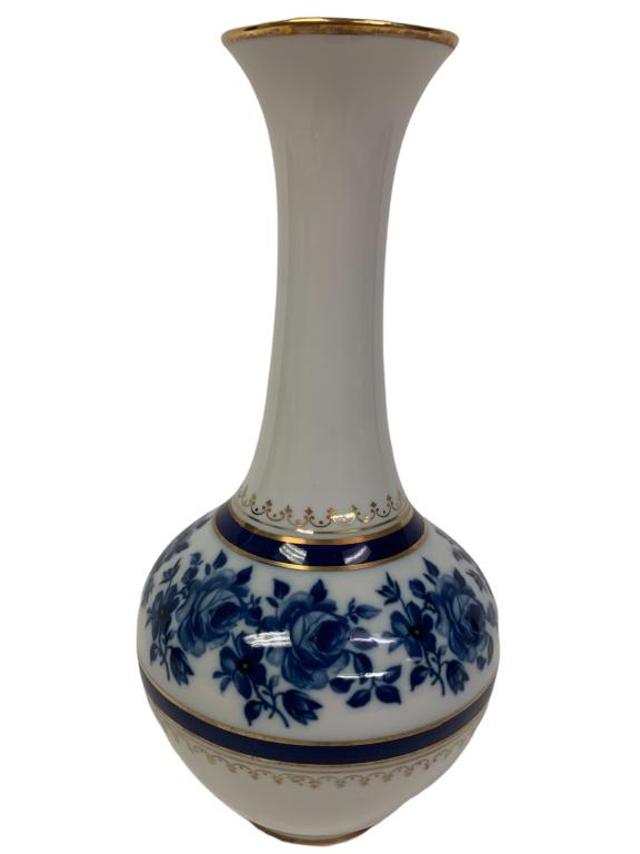 KPM GERMANY ETHT COBALT PORCELAN VASE: KPM GERMANY ETHT COBALT PORCELAN VASE