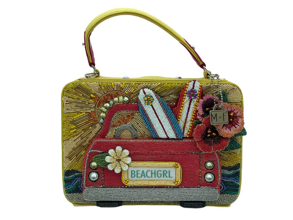 MARY FRANCES BEACH BABE BEADED CROSS BODY HANDBAG (1 of 5)