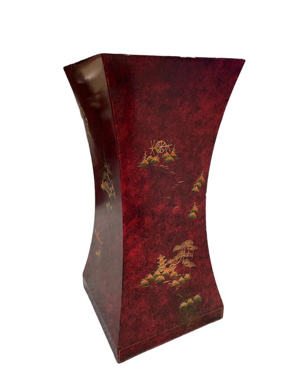 VTG ORIENTAL STYLE PAINTED PODIUM STAND (1 of 7)