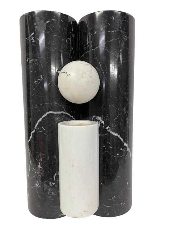 VINTAGE ITALIAN MARBLE WALL SCONCE LAMP 19.5" (1 of 8)