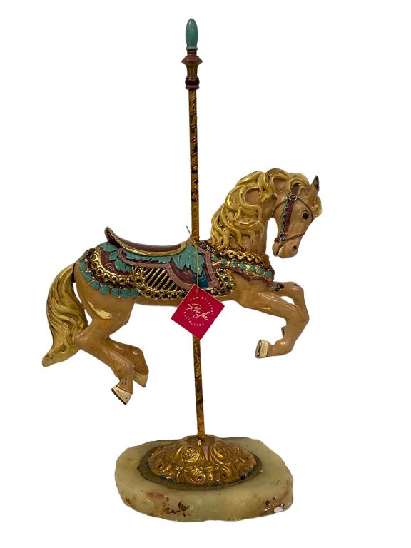 RON LEE  COLLECTIBLE CAROUSEL HORSE FIGURINE 23" (1 of 4)