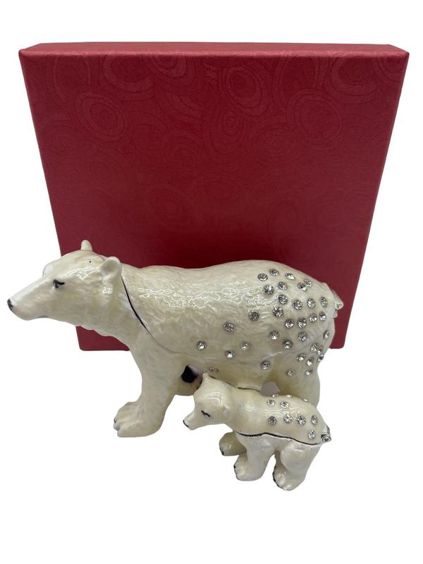 JAY STRONGWATER STYLE POLAR BEAR TRINKET BOX (1 of 7)