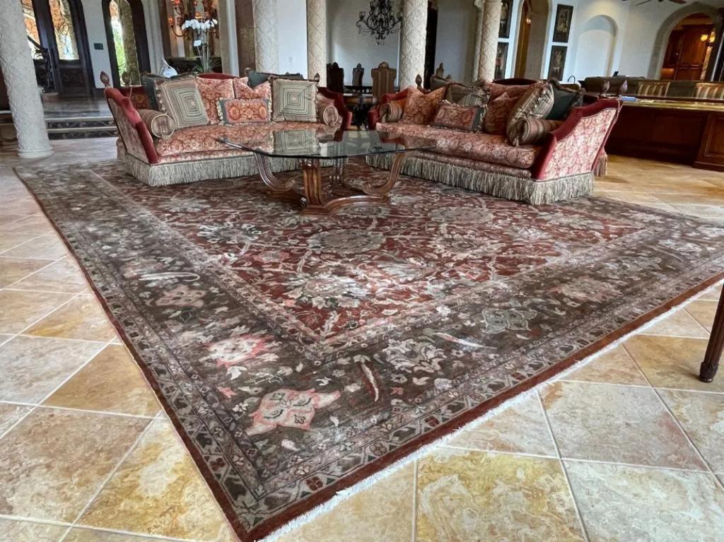 HUGE PERSIAN RUG 16' 9" x 12' 4" (1 of 5)