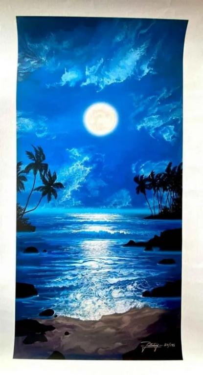 Jon Rattenbury "Moonlight" Giclee Canvas L.E." 24" (1 of 1)
