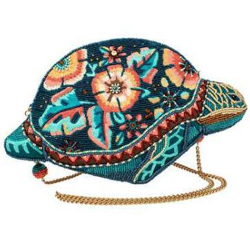 NEW! MARY FRANCES "ISLAND TURTLE" BEADED CROSSBODY (1 of 5)