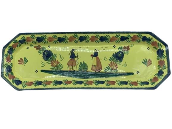 FRENCH CAMPAGNE 24" PLATTER QUIMPER FISH PLATTER (1 of 4)