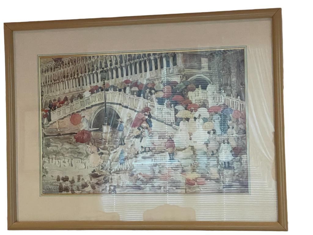 MAURICE PRENDERGAST IMPRESSIONIST ART PRINT 30" (1 of 4)