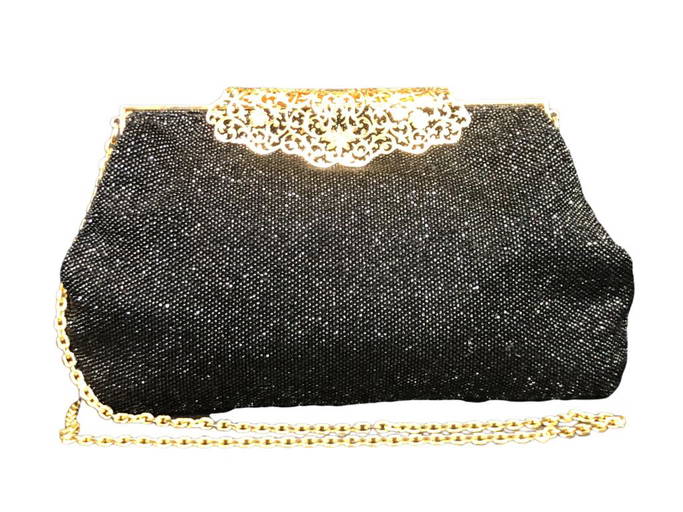 Vintage Josef Beaded Cross Body Clutch