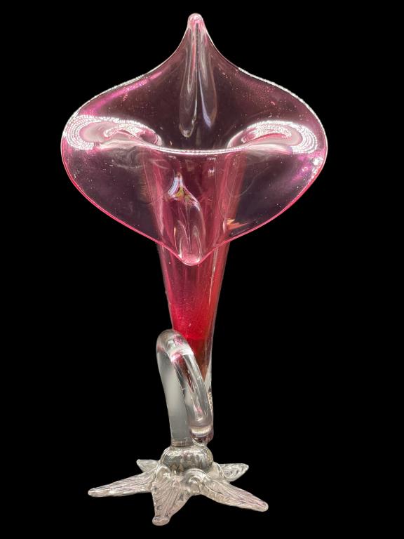 STEVEN WILLIAMS STYLE JACK IN THE PULPIT VASE: -STEVEN WILLIAMS STYLE JACK IN THE PULPIT VASE -JR 8/3