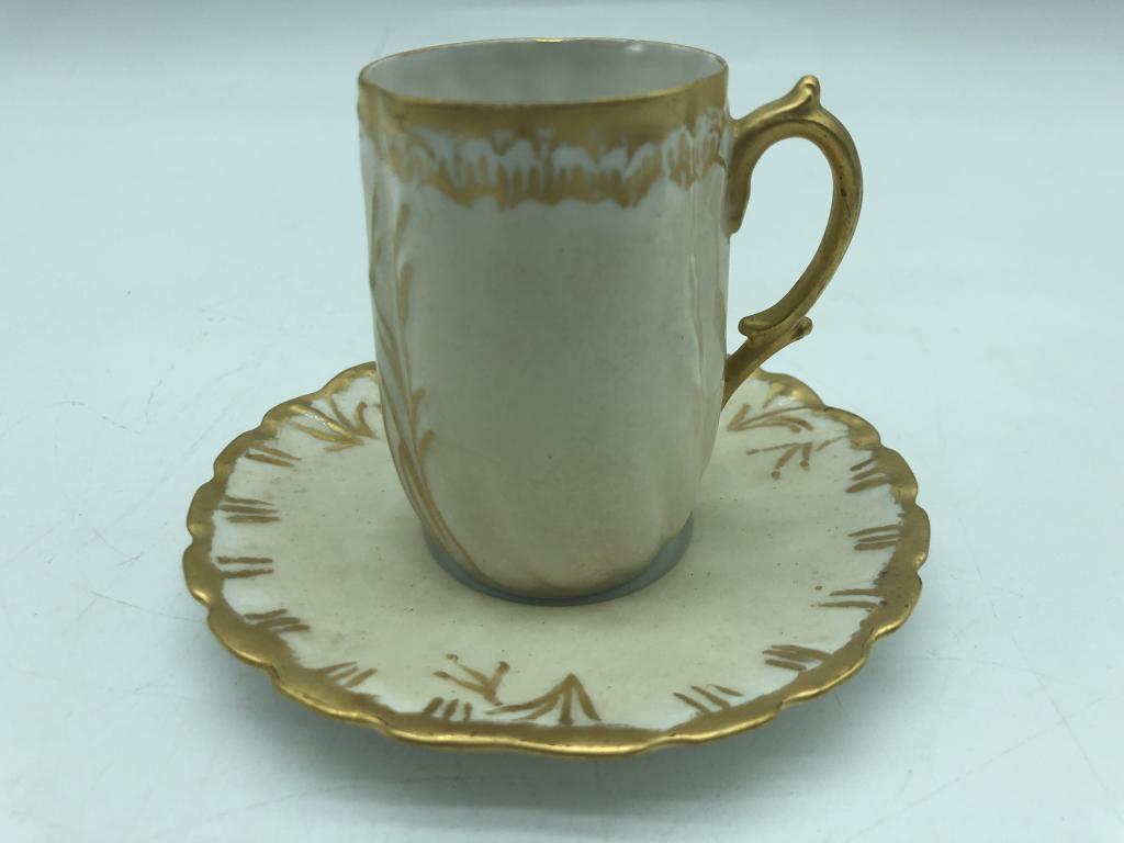 VTG M R FRANCE 'MINI' TEA CUP & SAUCER: VTG M R FRANCE 'MINI' TEA CUP & SAUCER
