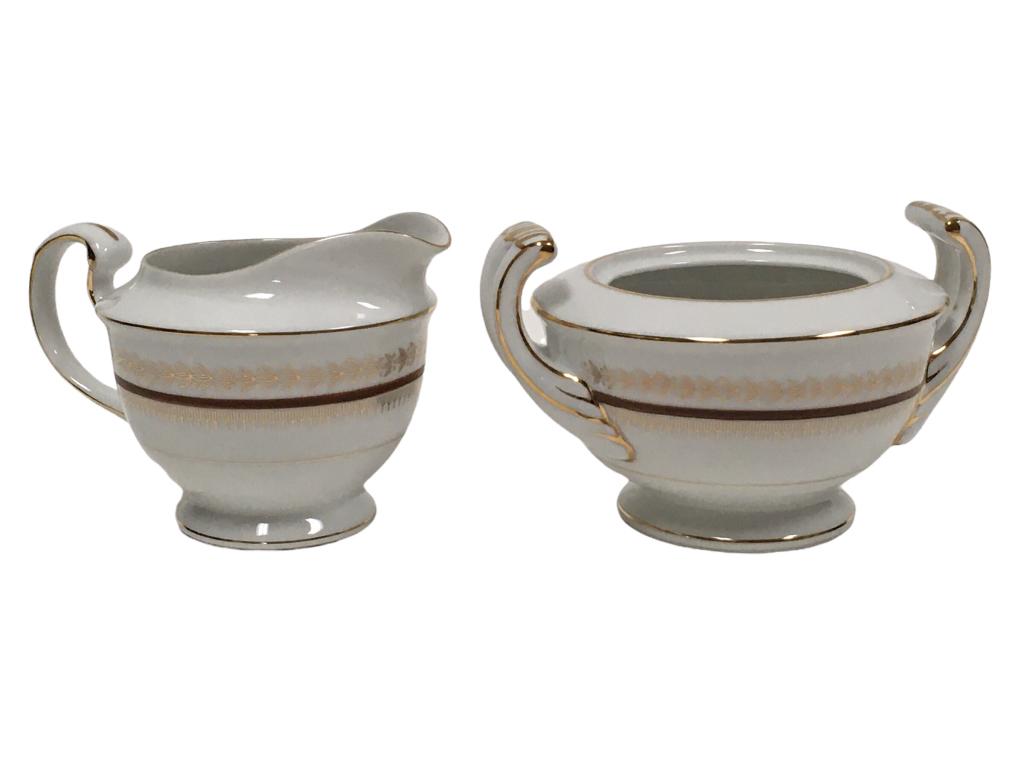 VTG HARMONY HOUSE FIRELIGHT SUGAR & CREAMER SET (1 of 3)