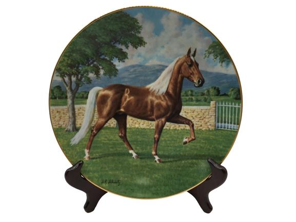 VTG W L GEORGE '89 'THE TENNESSEE WALKER' PLATE 8": VTG W L GEORGE '89 'THE TENNESSEE WALKER' PLATE 8"