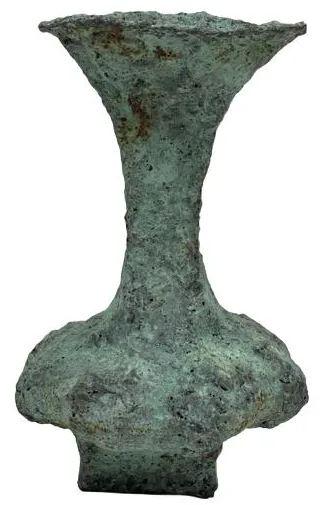 BRONZE FINISH PICASSO STYLE VASE SCULPTURE 15" (1 of 8)