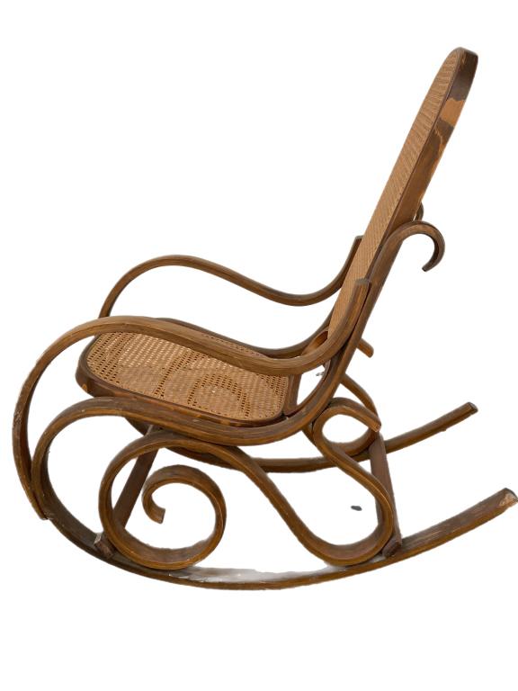 MID CENTURY THONET STYLE  BENTWOOD ROCKING CHAIR (1 of 6)