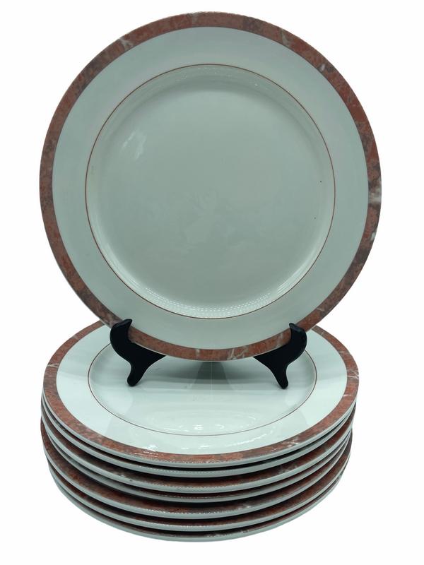 8 VILLEROY & BOCH MID CENTURY DINNER PLATES: 8 VILLEROY & BOCH MID CENTURY DINNER PLATES Bidding on this item requires bidders to agree to the Terms & Conditions of this auction. THIRD PARTY SHIPPING OR LOCAL PICKUP REQUIRED ON ALL ITEMS. A 