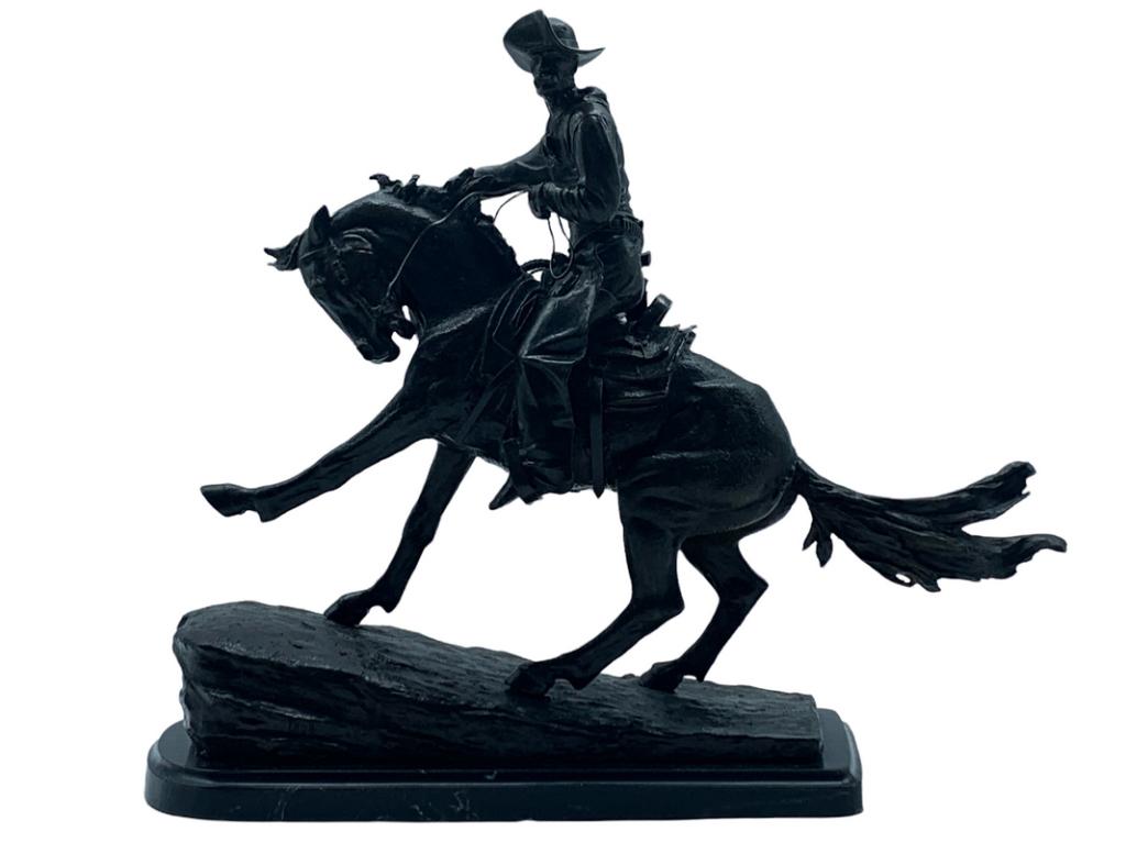 AFTER REMINGTON BRONZE STATUE SCULPTURE 10" (1 of 6)