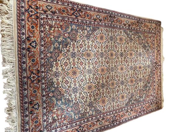 PERSIAN SILK STYLE AREA RUG CARPET 99" (1 of 3)