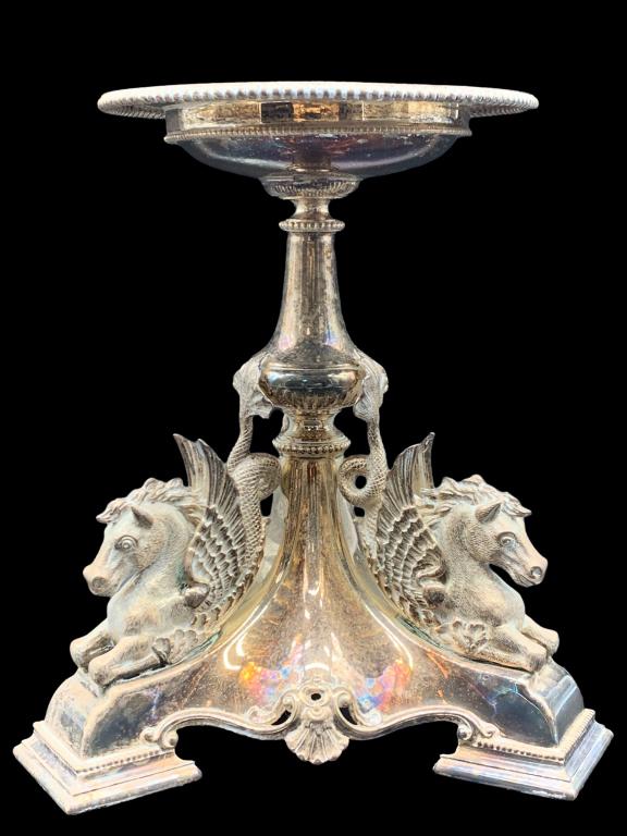 VTG DECORATIVE PEDESTAL TABLE CENTER PIECE 9" (1 of 6)