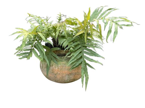 VINTAGE TERRACOTTA OUTDOOR GARDEN PLANTER 20" (1 of 3)