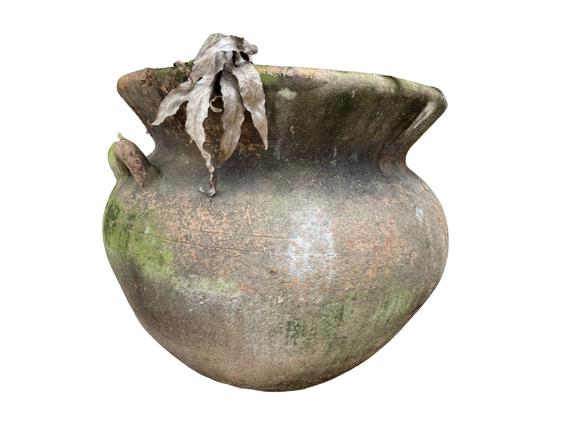 VINTAGE TERRACOTTA OUTDOOR GARDEN PLANTER 20" (1 of 2)