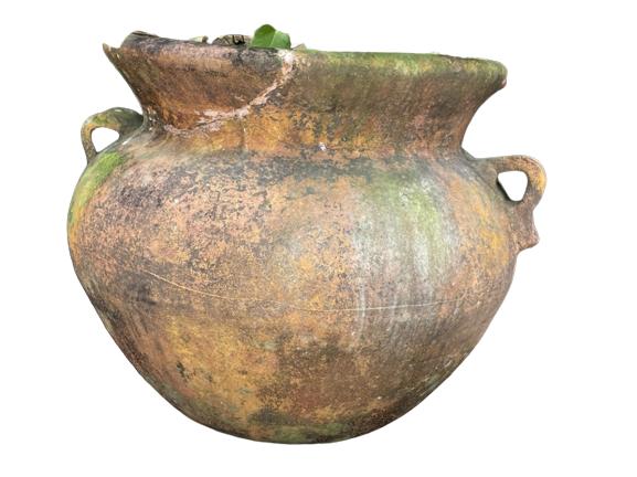 VINTAGE TERRACOTTA OUTDOOR GARDEN PLANTER 20" (1 of 4)