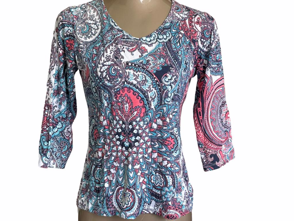CHICO'S LADIES TOP SZ 0 (1 of 3)
