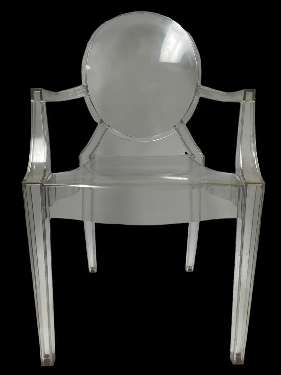 PHILIPPE STARCK KARTELL LOUIS GHOST CHAIR 36.5" (1 of 7)