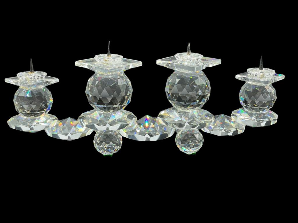 LARGE SWAROVSKI CRYSTAL CANDLE HOLDER 12" (1 of 11)