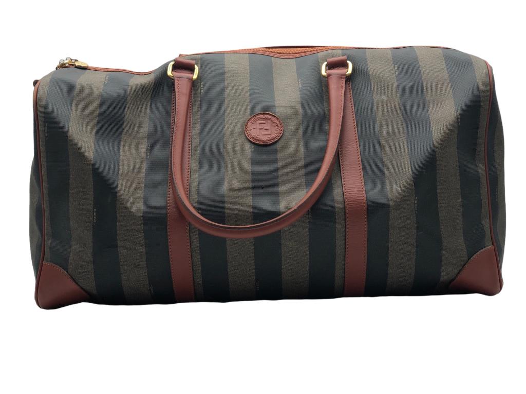 FENDI VINTAGE LARGE BOSTON BAG (1 of 5)