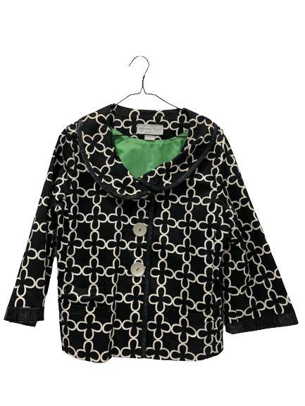 BARBARA KATZ BOCA RATON SMALL PATTERNED COAT: BARBARA KATZ BOCA RATON SMALL PATTERNED COAT
