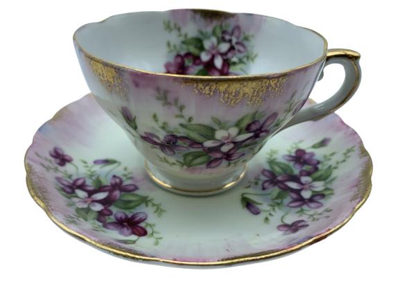Vtg Royal Sealy China Japan Tea Cup Saucer