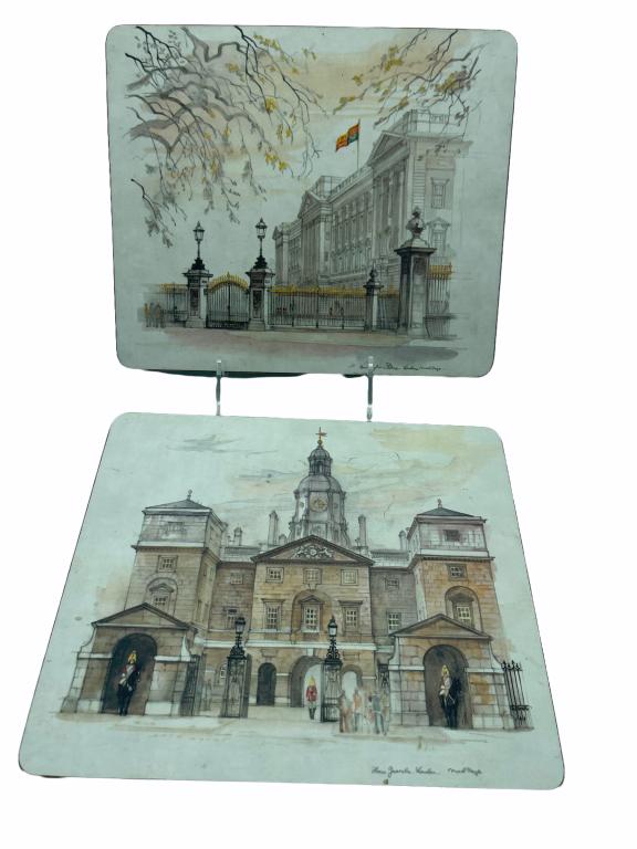 PR OF LADY CLAIRE ENGLAND LONDON PLACEMATS: PR OF LADY CLAIRE ENGLAND LONDON PLACEMATS