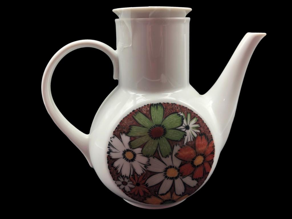 VTG NORITAKE YOUNGER IMAGES "CULLEBRA" COFFEE POT: VTG NORITAKE YOUNGER IMAGES "CULLEBRA" COFFEE POT