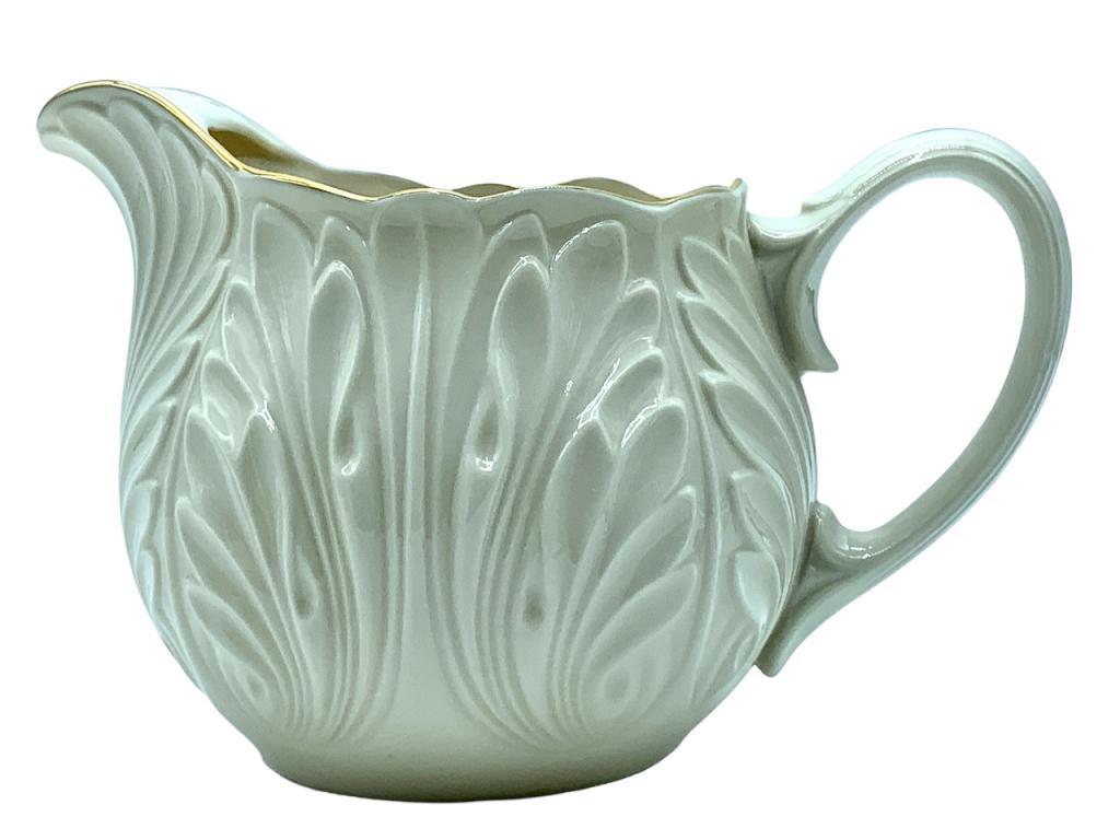 VTG LENOX STYLE GOLD ACCENT CREAMER POT: -VTG LENOX STYLE GOLD ACCENT CREAMER POT -JR 9/8