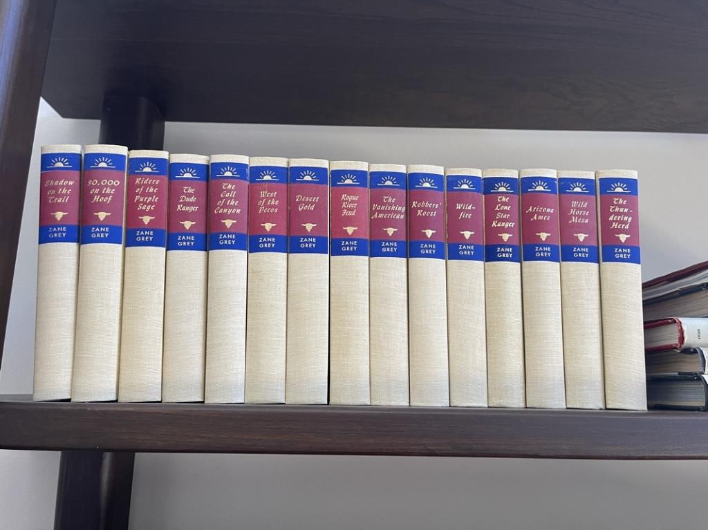 SET OF 15 ZANE GREY CLASSIC BOOKS WALTER J BLACK (1 of 2)