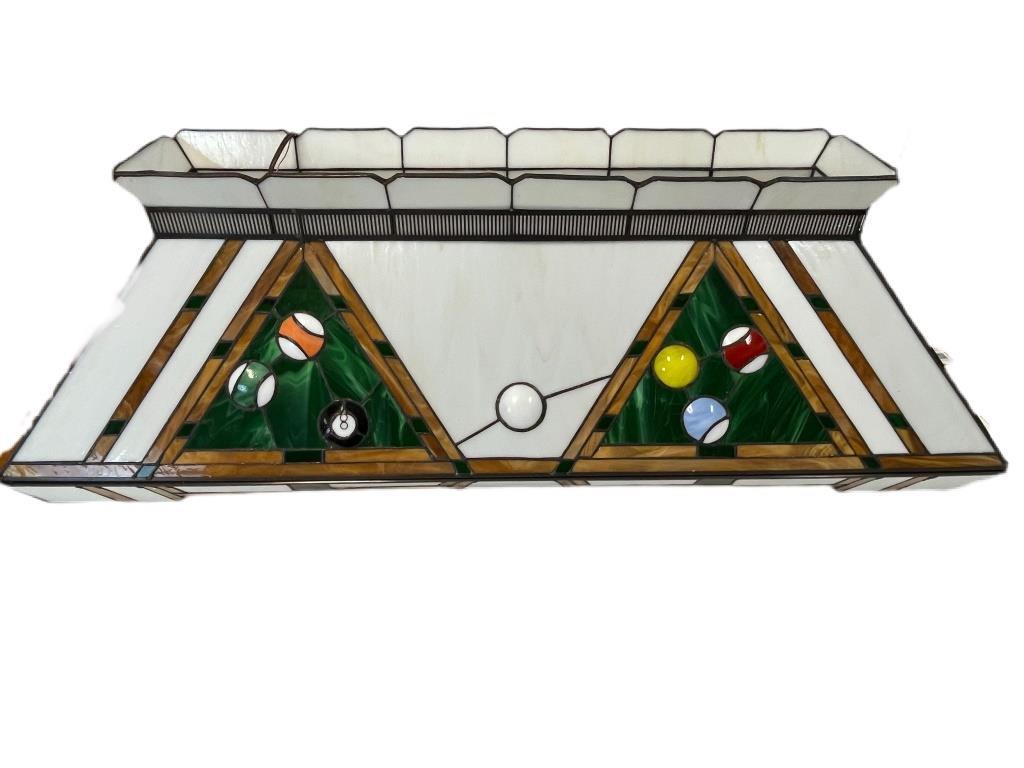Stained Glass Pool Table Light