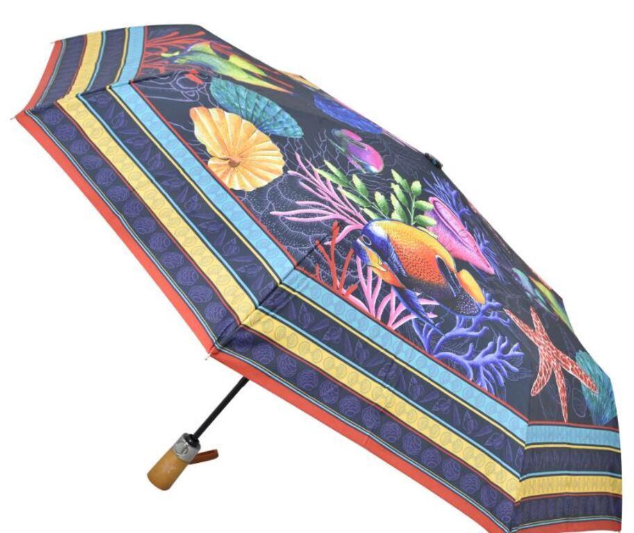 NEW! ANUSCHKA MYSTICAL REEF PRINT UMBRELLA (1 of 3)
