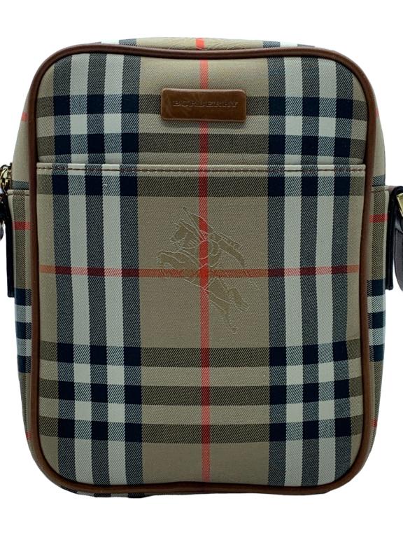 BURBERRY FRONT POCKET TOP ZIP CROSSBODY (1 of 5)