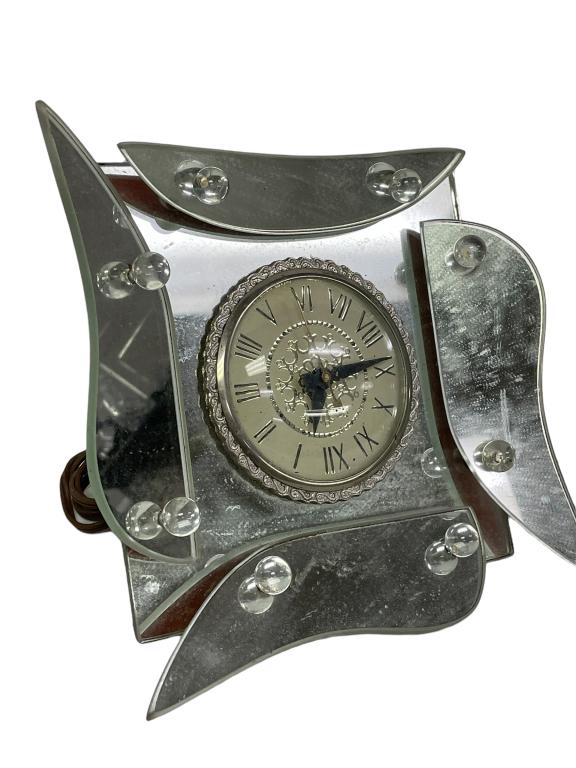 ART DECO HOLLYWOOD REGENCY STYLE MIRROR CLK (1 of 5)